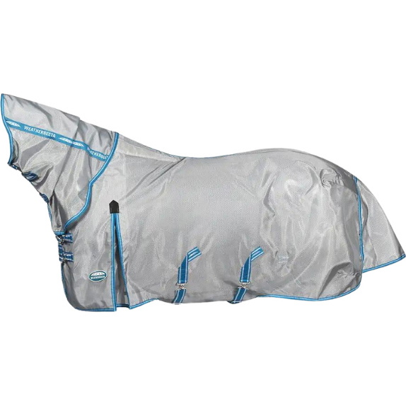 Weatherbeeta Comfitec Hexi Shield Combo Neck Fly Rug 1024529 - Silver